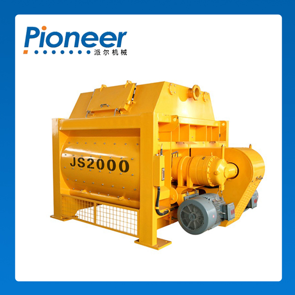 forced concrete mixer