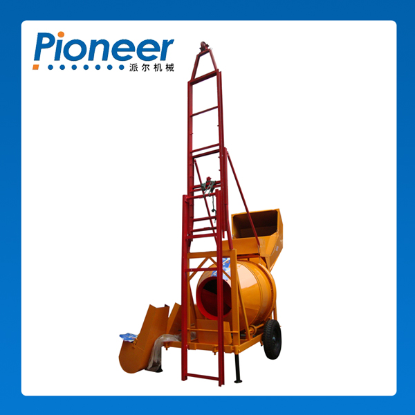 rolling concrete mixer